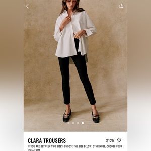 Sezane Clara Trousers in Black